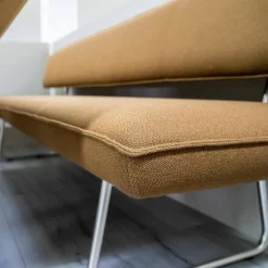 Essgruppe Tisch ET159 Platte Furniert Eiche Rustico Hell Geölt Gestell Edelstahloptik Mit 3 Drehstühlen Und Solitärbank