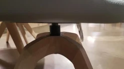 Essgruppe Tisch Flaye mit 4 Stühlen Aye Eiche Weißöl Massiv