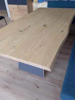 Essgruppe Vtektura Living Tisch Wildeiche Rustiko Schwarz Bank Und Stühle Stoff Select Mineralblau Und Schwarz Gestell Metall