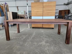 Esstisch 2011 Astiger Nussbaum Äste Mit Harz Ausgegossen Mit Auszug