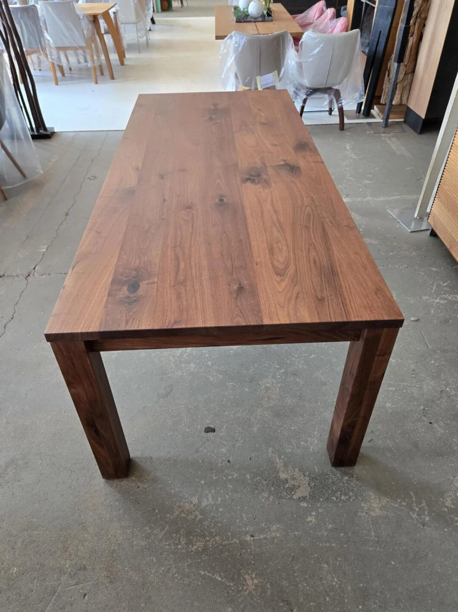 Esstisch 2011 Astiger Nussbaum Äste Mit Harz Ausgegossen Mit Auszug