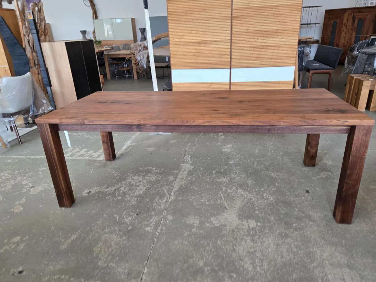 Esstisch 2011 Astiger Nussbaum Äste Mit Harz Ausgegossen Mit Auszug