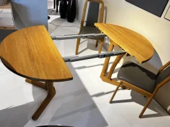 Esstisch 9275 CK 1 Eiche Geölt Platte Kantig Mit Auszug