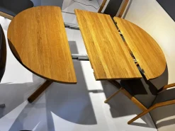 Esstisch 9275 CK 1 Eiche Geölt Platte Kantig Mit Auszug