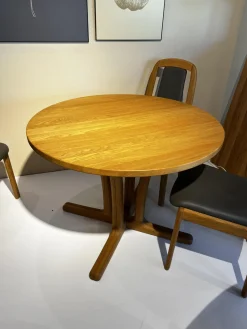 Esstisch 9275 CK 1 Eiche Geölt Platte Kantig Mit Auszug