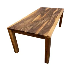 Esstisch 2011 Europäischer Nussbaum Natur Geölt Äste Mit Harz Ausgegossen Inklusive Auszug