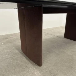 Esstisch 3222 Ipa Platte Stein Tauern Schwarz Grün Geschliffen Wangen Stoff 10125 Bordeaux Rot