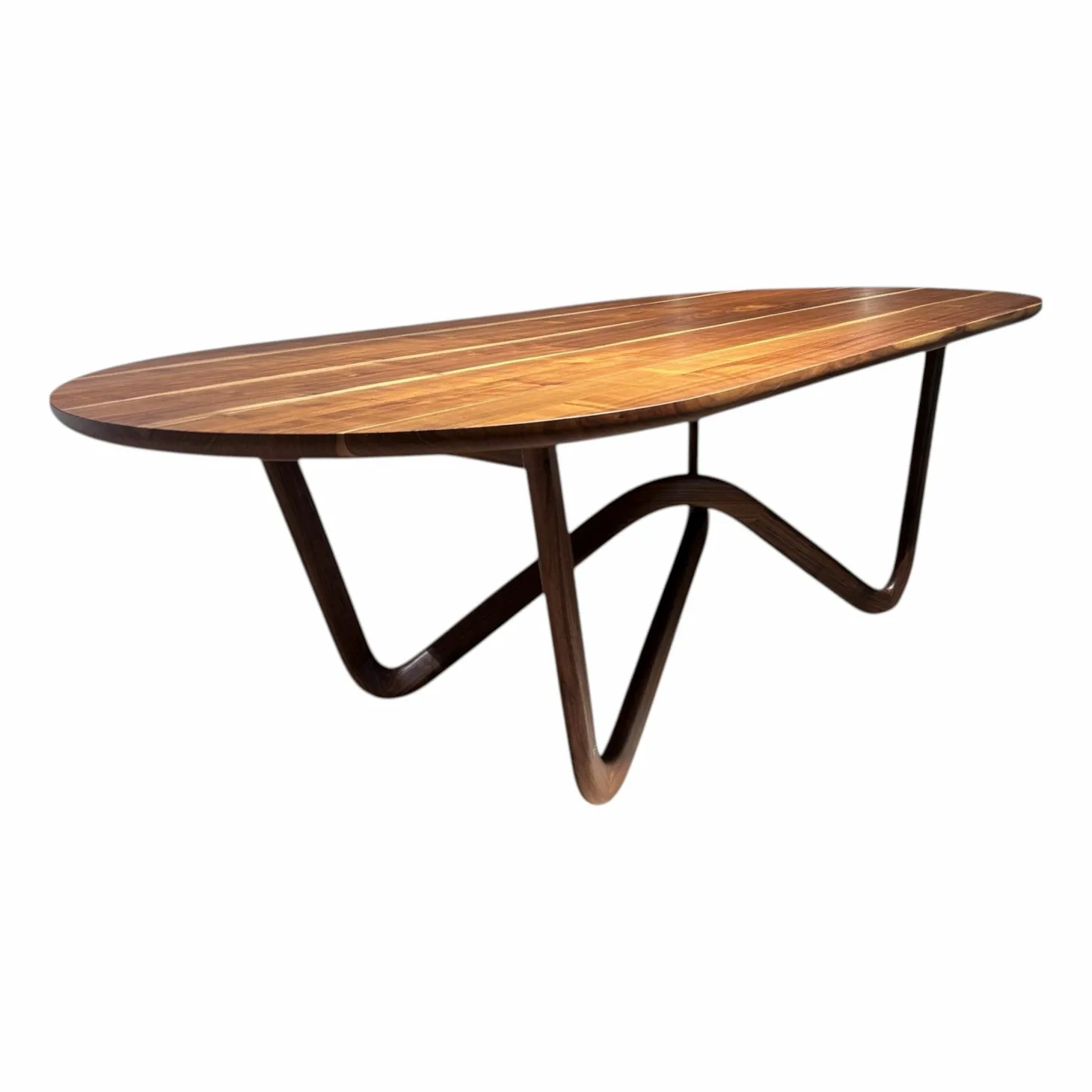 Esstisch 988-423 Nussbaum Massiv Farblos Lackiert