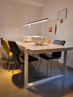 Esstisch Alef Esche Massiv Blonde Lak