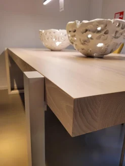 Esstisch Alef Esche Massiv Blonde Lak