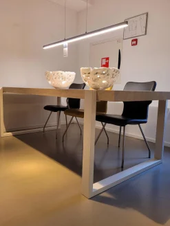 Esstisch Alef Esche Massiv Blonde Lak