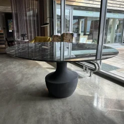 Esstisch Anfora 879/T Marmor Grigio Carnico Grau Gestell Harz