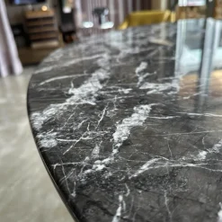 Esstisch Anfora 879/T Marmor Grigio Carnico Grau Gestell Harz