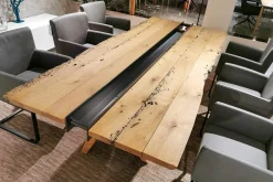 Esstisch Canal Eiche Briccola Eichenpfähle Lagune Venedigs