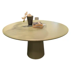 Esstisch Conic MDF Mostbirnengrün Lackiert
