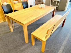 Esstisch Dacapo Kernbuche Massiv Natur Geölt Mit Klappeinlage Inklusive Sitzbank