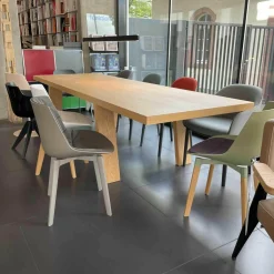 Esstisch Echtholz Dickfurnier Minimo Light Eiche Natur