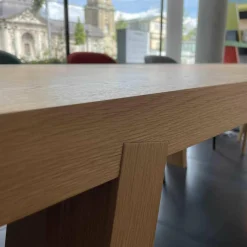 Esstisch Echtholz Dickfurnier Minimo Light Eiche Natur