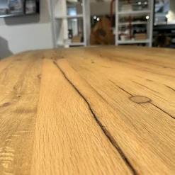 Esstisch Eiche Altholz Natur Geölt Gestell Aluminium Eloxiert C33 Bronze