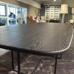 Esstisch Eiche Blackbird Schwarz Mit Abgerundeten Ecken