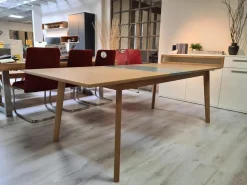 Esstisch Face Eiche Sand FU Furniert 180x95