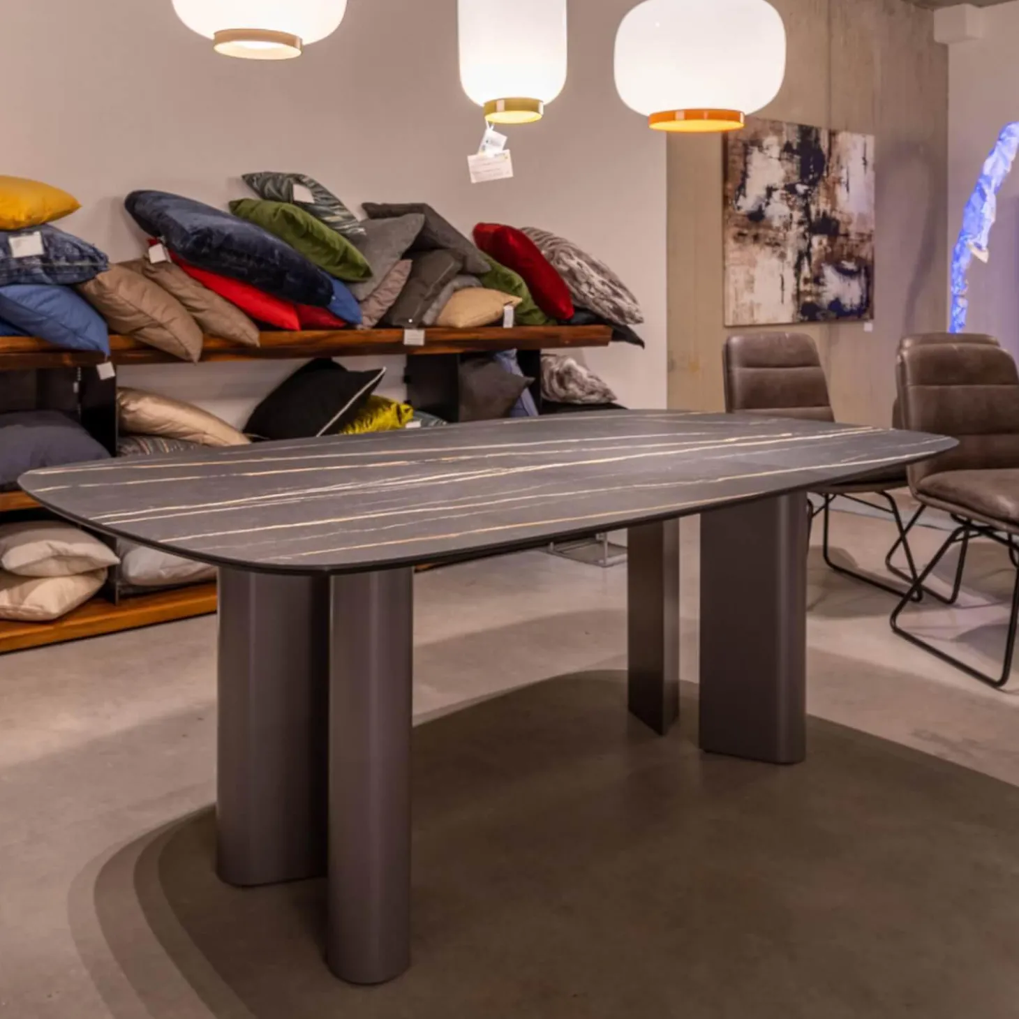 Esstisch Geometric Oval Keramik