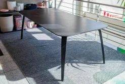 Esstisch Gubi Dining Table Platte Esche Schwarz Semi Matt Lackiert