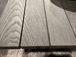 Esstisch Iron Squared Eiche Vulcano Gestell Natureisen Matt Lackiert