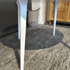 Esstisch Lau Esche Weiss Lackiert