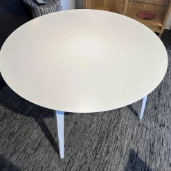 Esstisch Lau Esche Weiss Lackiert