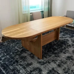 Esstisch Lot Eiche Massiv Geölt Mit Klappfunktion