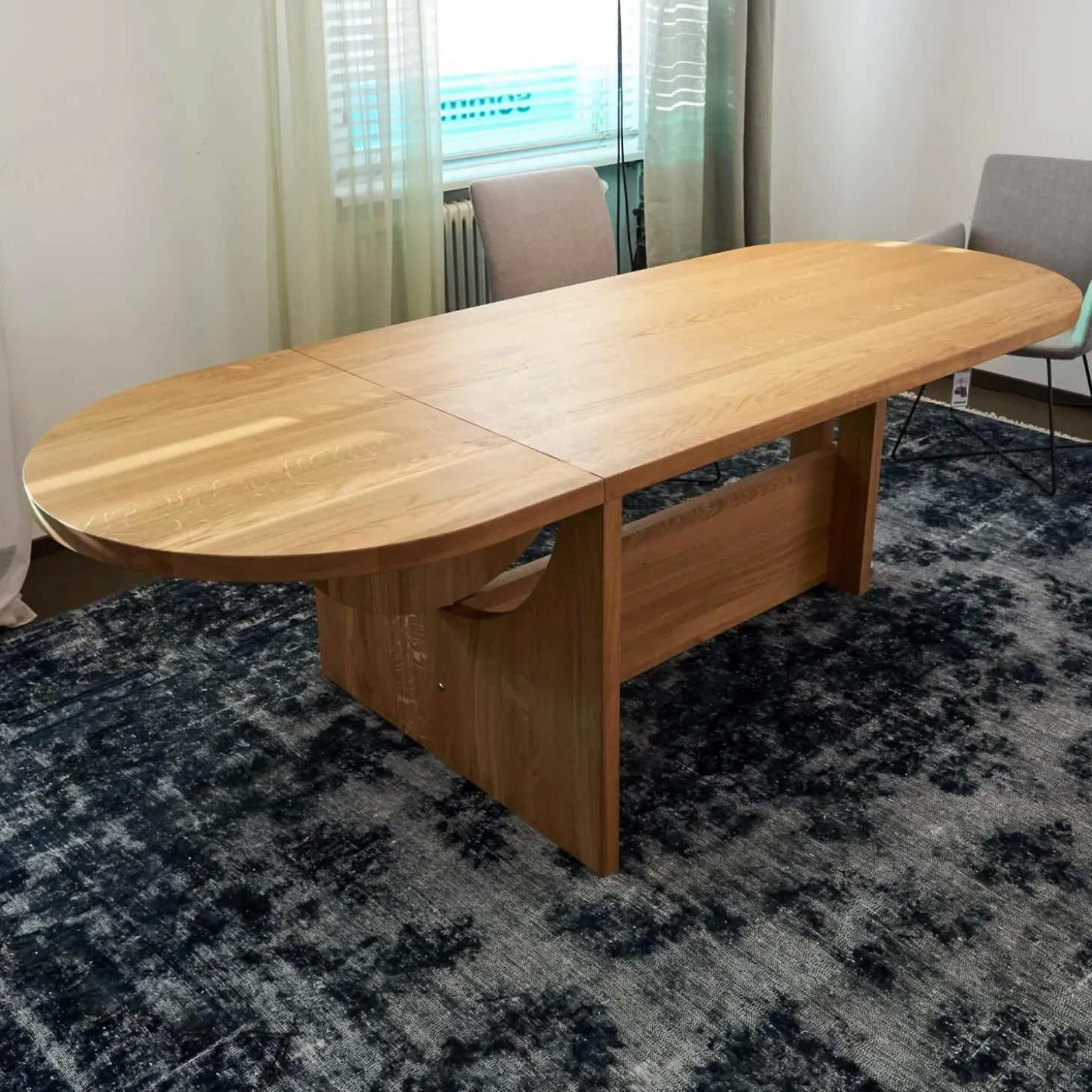 Esstisch Lot Eiche Massiv Geölt Mit Klappfunktion