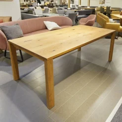 Esstisch Magnum Eiche Naturöl Mit Auszug 100cm Naturholz