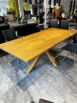 Esstisch Mammut 2 Wildeiche Geölt