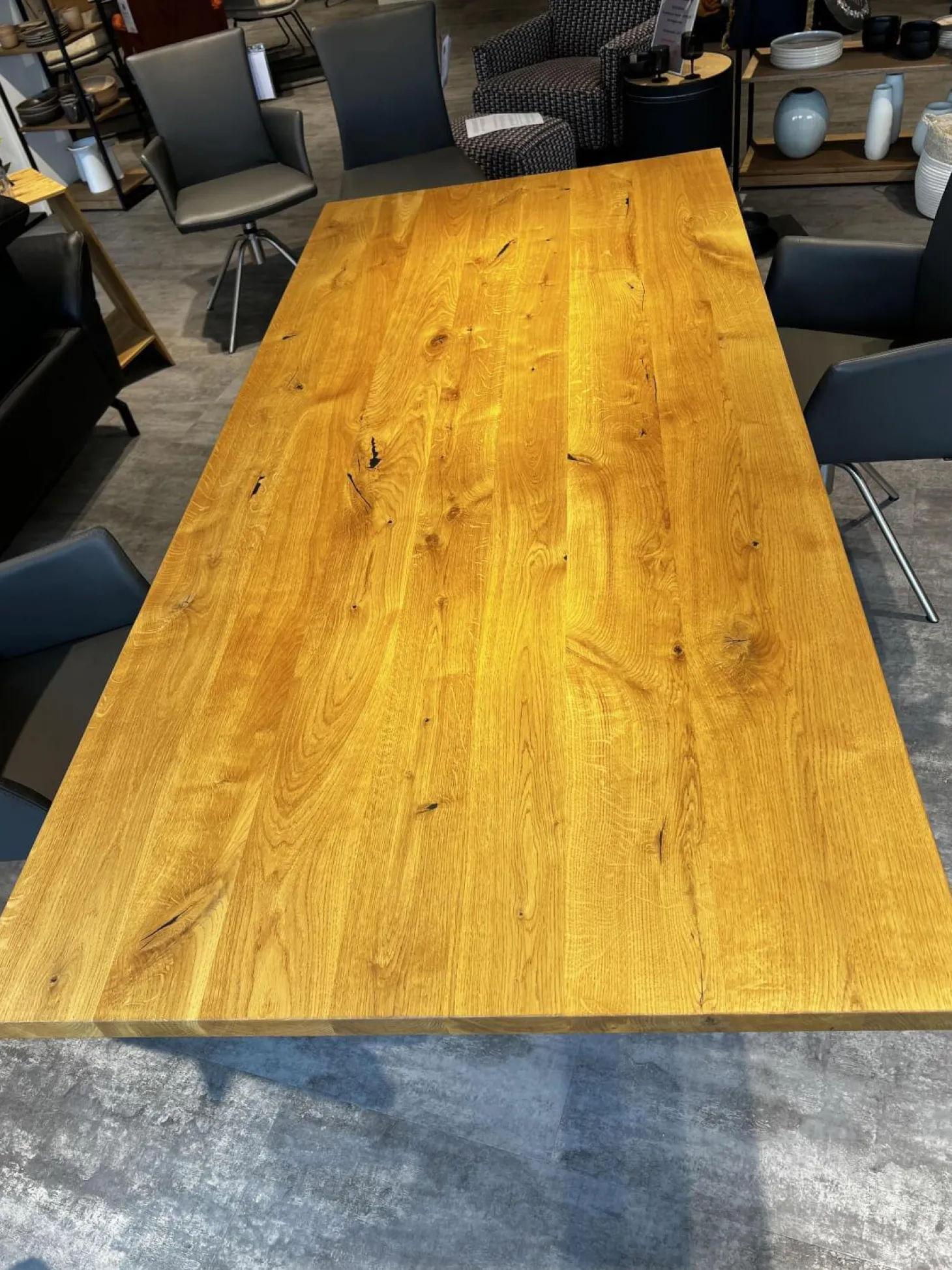 Esstisch Mammut 2 Wildeiche Geölt