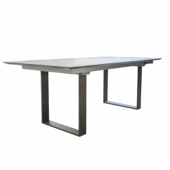 Esstisch Mirado Ausziehbar Tischplatte Fenix Grigio Londra Grau Gestell Grau Matt