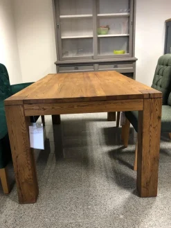 Esstisch Modell Vanessa Wildeiche Vollmassiv Cognac Geölt