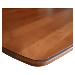 Esstisch Oval Bootsform Unikat Kirschbaum Mit Tür im Sockel