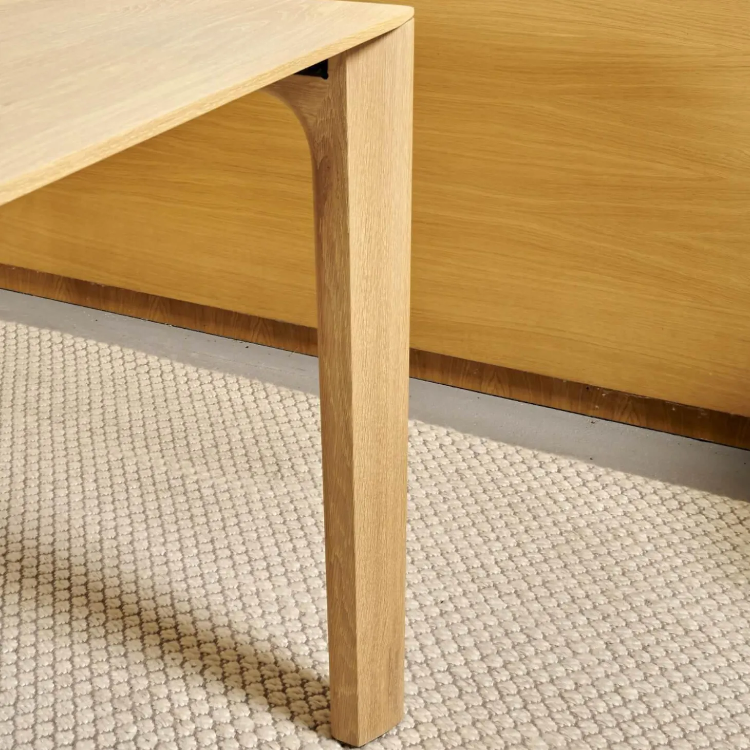 Esstisch Passion Vollholz Eiche sandfarbig Ölbeize Mit Hartwachsanteil