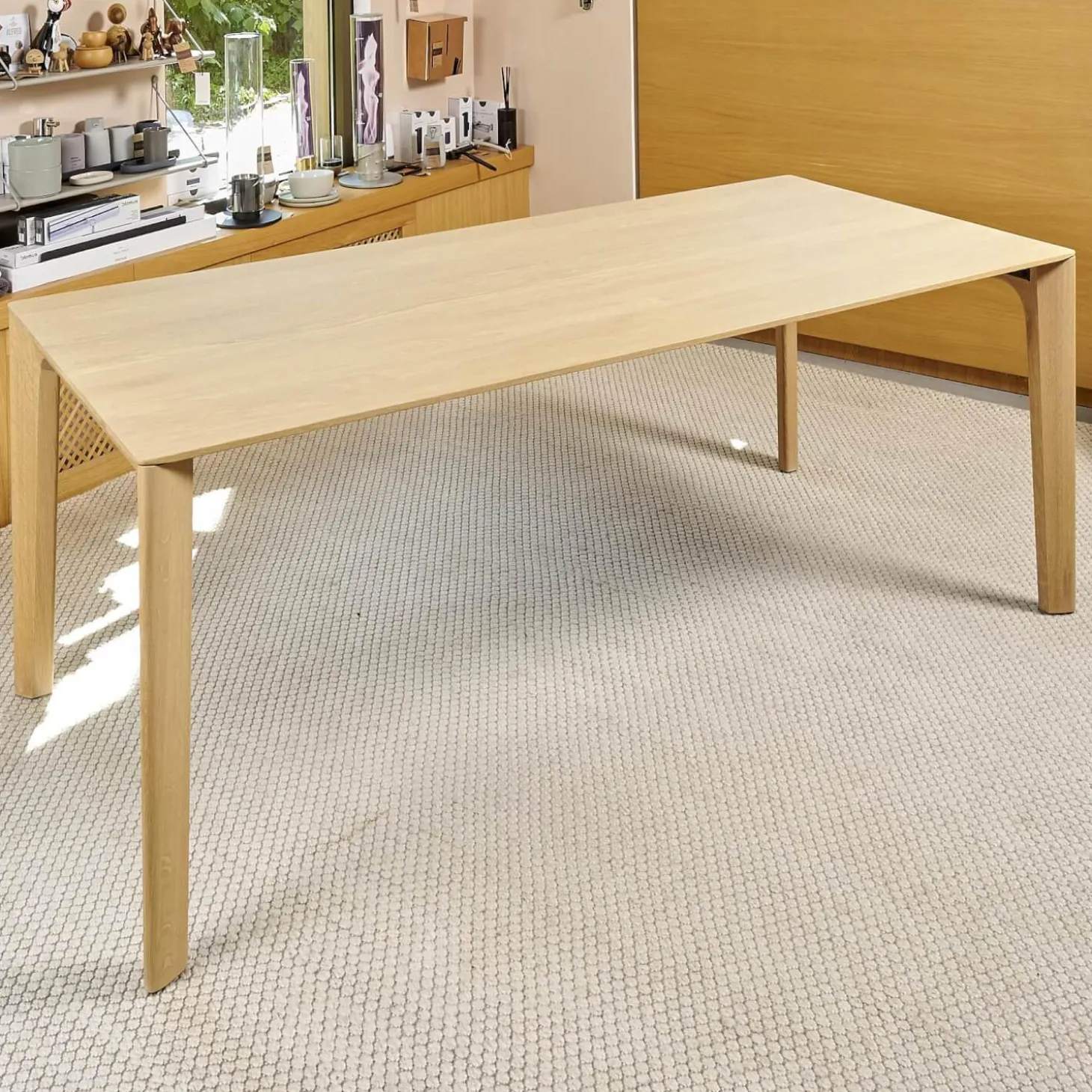 Esstisch Passion Vollholz Eiche sandfarbig Ölbeize Mit Hartwachsanteil