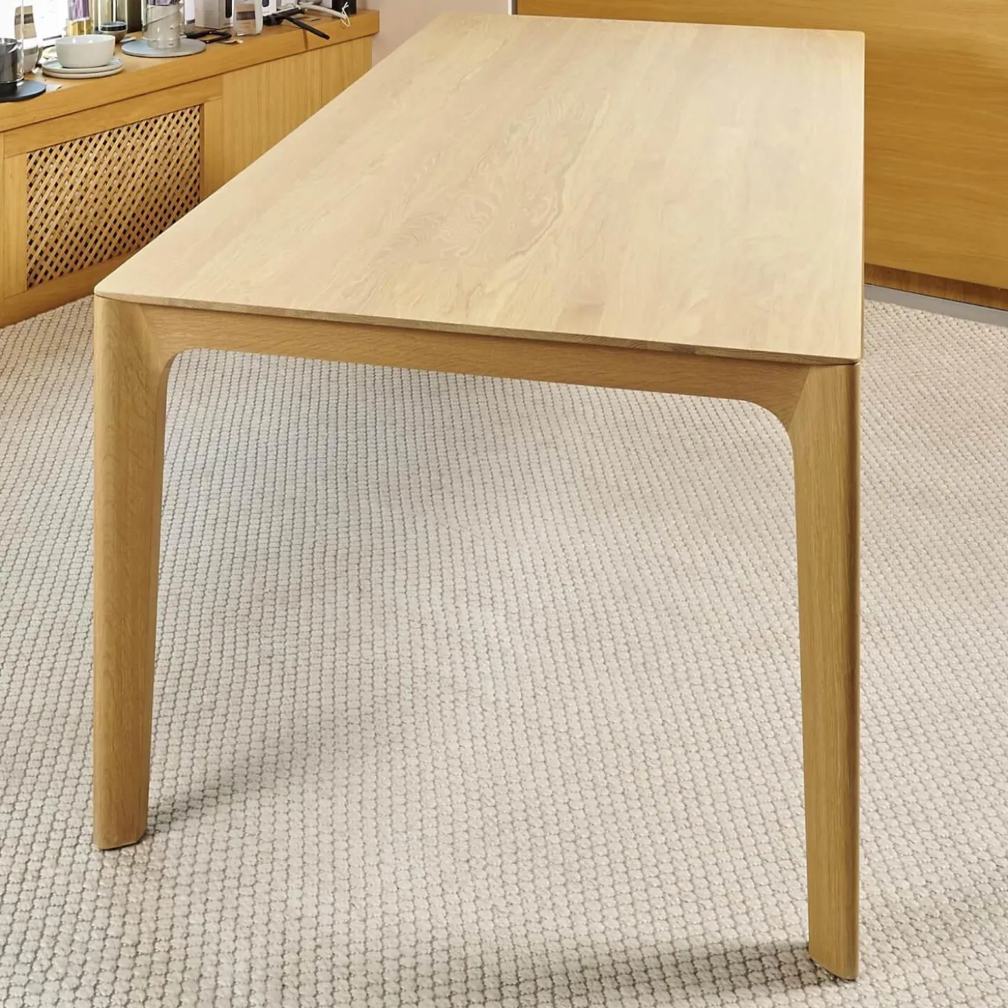 Esstisch Passion Vollholz Eiche sandfarbig Ölbeize Mit Hartwachsanteil