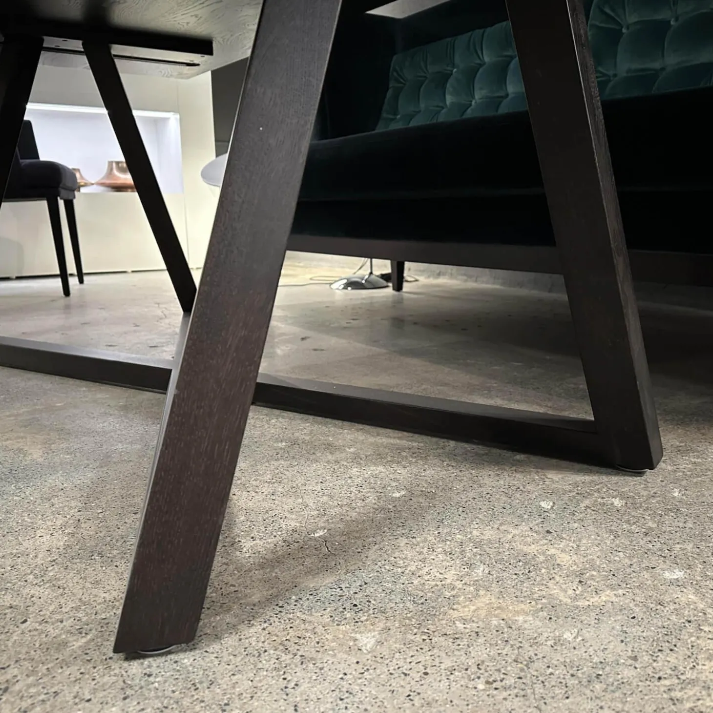 Esstisch Polo Dining BW T 132 401 Eiche Pure Natural Massiv Wengefarbig Gebeizt Dunkelbraun