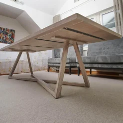 Esstisch Polo Dining Eiche Pure Natural Grau Geräuchert Geölt