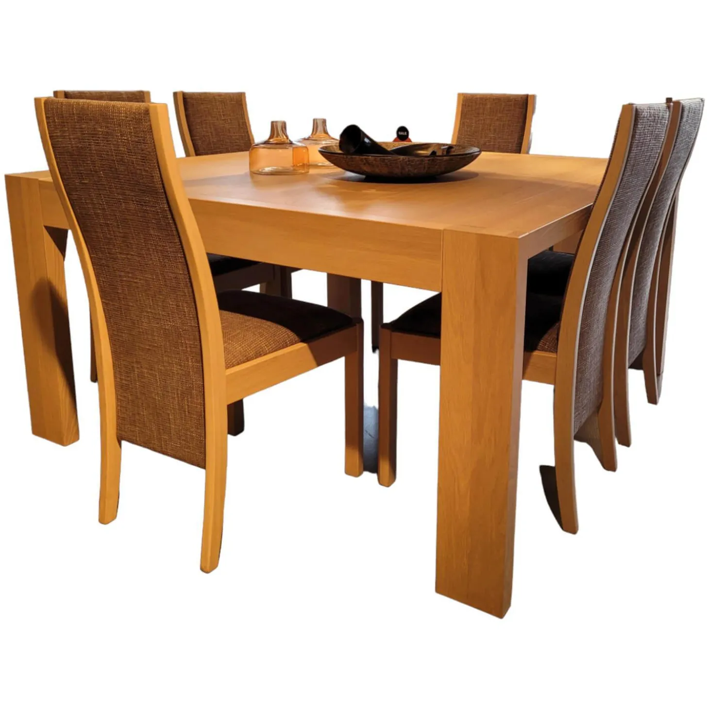 Esstisch Quba Eiche Mit 6 Stühlen