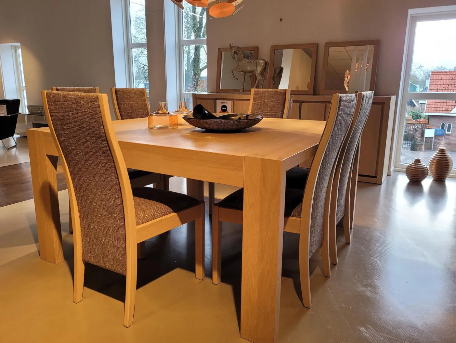Esstisch Quba Eiche Mit 6 Stühlen