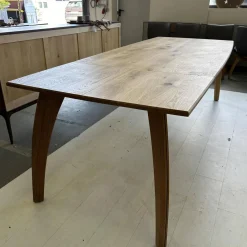 Esstisch Rasant Knorrige Eiche Natur Geölt Äste Mit Harz Ausgegossen Inklusive Auszug