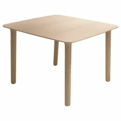 Esstisch Roll Platte Furnier Eiche Natur Gestell Eiche Natur