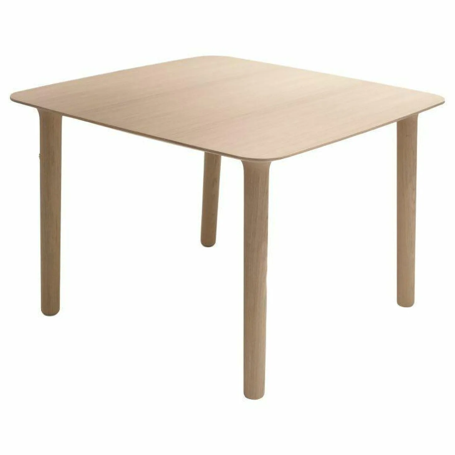 Esstisch Roll Platte Furnier Eiche Natur Gestell Eiche Natur