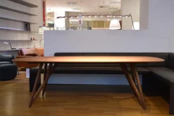 Esstisch Seito Nussbaum Massiv Geölt mit Splintanteil