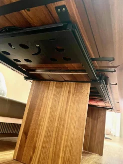 Esstisch Sigma Eiche Massiv Geräuchert Inklusive Auszug